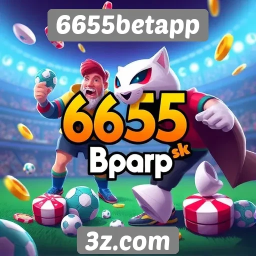 Variedade de jogos disponíveis na 6655betapp